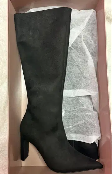 Darich 블랙 니하이 부츠 XL