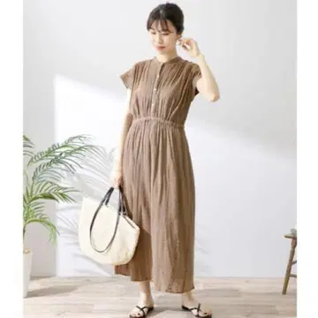 어반 리서치 써니 라벨 양류 개더 허리 마크 원피스