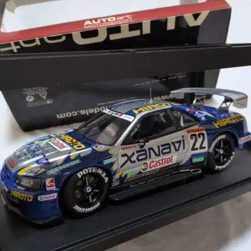오토 아트 1/18 GTR R34 JGTC 2001