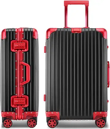 수트 케이스 합금 바디 캐리어 기내 반입 TSA 자물쇠 포함 S 사이즈