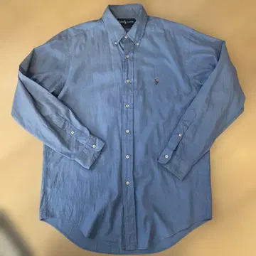 Ralph Lauren 긴팔 셔츠 라이트 블루 오버 사이즈