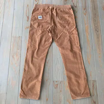 Lee 치노 팬츠 베이지 사이드 포켓 부착