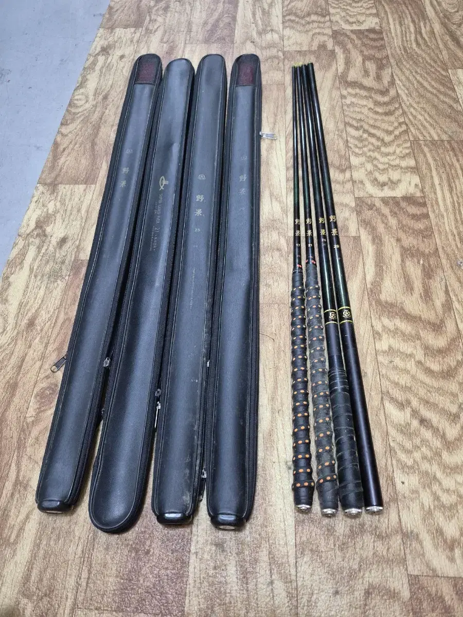 World Cup Night Fishing Rods 17 21 25 29 Sections, 4 Total