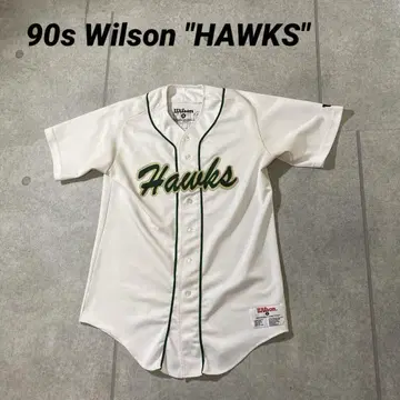 90년대 빈티지 WILSON 남해 호크스? 베이스볼 셔츠 남성용 M
