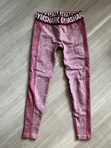GYMSHARK Flex 레깅스 빨간색 레깅스