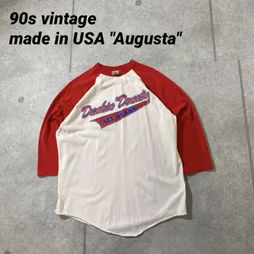 80s90s 빈티지 래글런 슬리브 7부 길이 USA제 Augusta XL