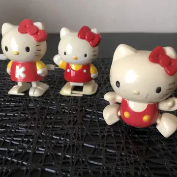 헬로키티 태엽식 토코토코 마스코트 3종 세트 SANRIO 레트로