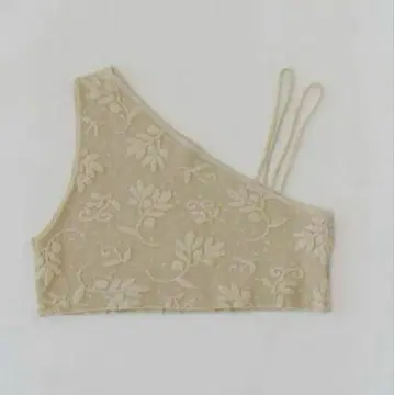 Eaphi 한쪽 어깨 잎 모양 버스티어