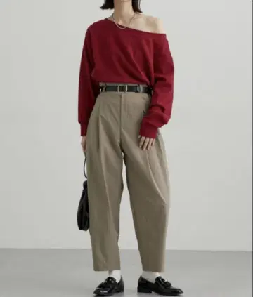 스티치 코쿤 팬츠