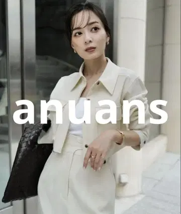 거의 미사용 anuans 7부 소매 셔츠 FREE 크림 여성용