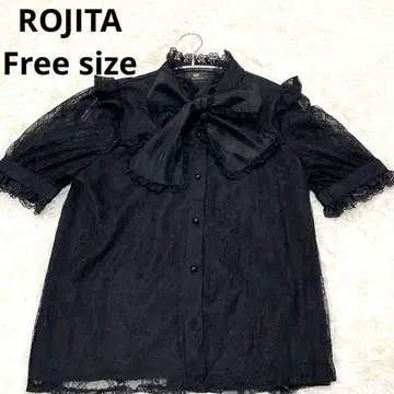 ROJITA 걸리시 블라우스 빅 리본