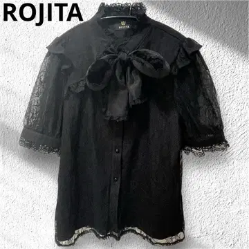 ROJITA 걸리시 블라우스 빅 리본