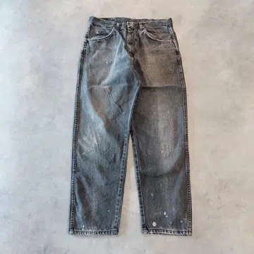 Wrangler 랭글러 W32 블랙 데님 하의 블랙 14770