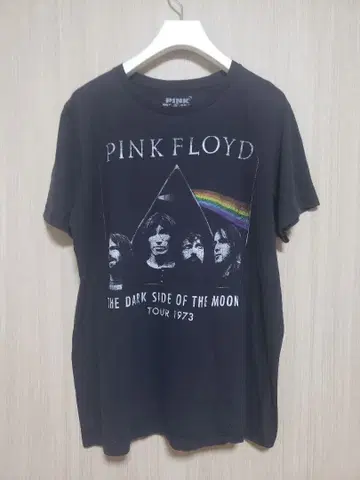 PINK FLOYD 다크 사이드 오브 더 문 티셔츠 M 사이즈 레어 패턴