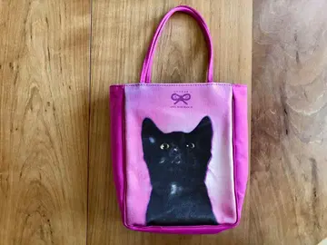 전사 프린트 ANYA HINDMARCH 애니 핸드 마치 블랙 미니 토트백