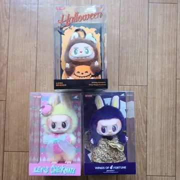 POP MART 봉제 인형 3세트 LABUBU