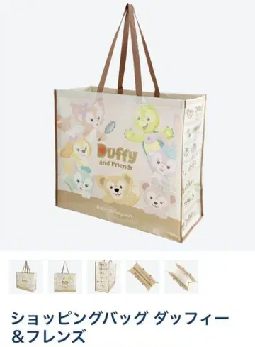 도쿄디즈니씨 쇼핑백 더피&프렌즈 L사이즈