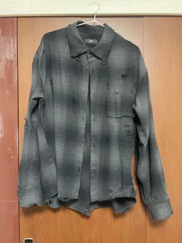 HARE 체크 셔츠