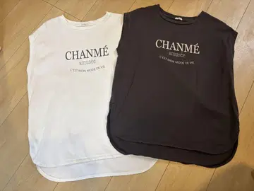이에나 CHANME 로고 티셔츠 2장 세트