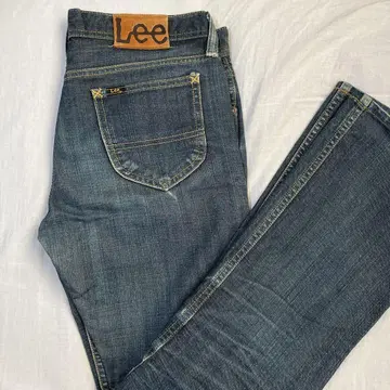 Lee 다크 블루 플레어 데님