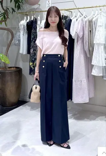 러브틱 모자 꽁지 마린 팬츠
