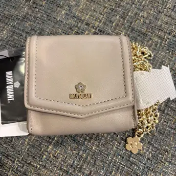 MARY QUANT 베이지 코인 케이스