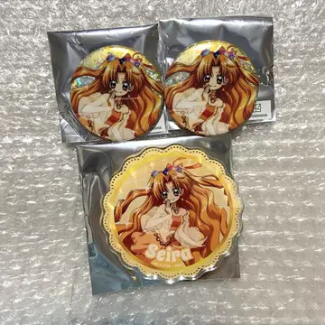 피치피치 피치 남코 도쿄 별 얇은 비단 코스터 캔뱃지