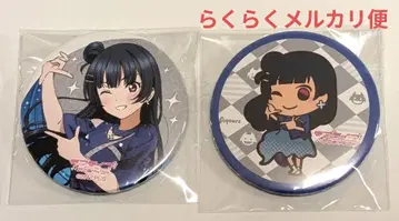 쓰시마 요시코 Aqours 피날레 캔뱃지 2개 세트