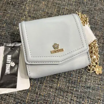 MARY QUANT 라이트 블루 코인 케이스