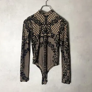 레이스 디자인 바디수트 레이스 디자인 바디수트 블랙 1