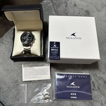 CASIO ocw-t4000A-1AjF 솔라 전파 시계 부속물 있음