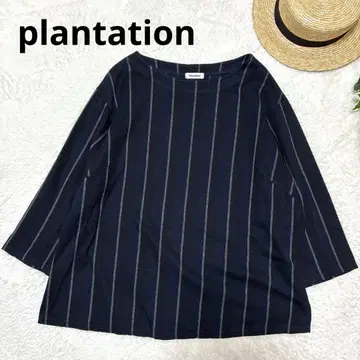 plantation 러셀 스트라이프 풀오버 블라우스