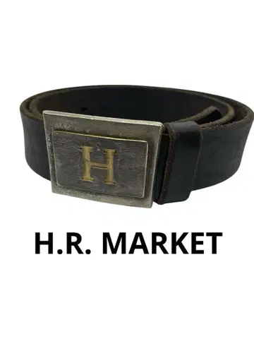 H.R. MARKET 하리란 다크 브라운 가죽 벨트 HRM