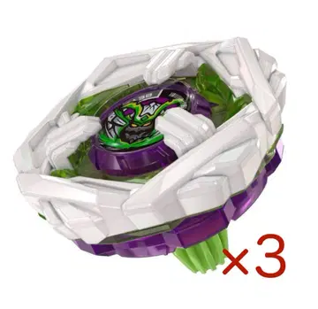 BeybladeX 사무라이 스틸 5-70GF 메탈 코트 화이트 3개 세트