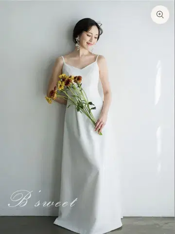 B'sweet 비터 스위트 사전 촬영 드레스 + 헤어 액세서리 세트