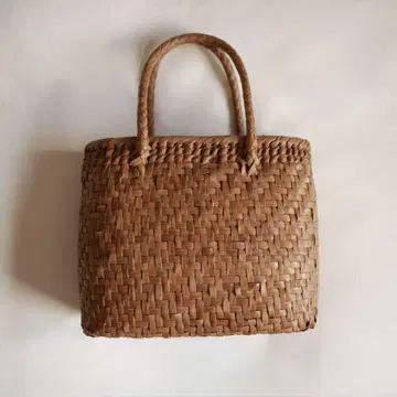 나가노산 산포도 덩굴 바구니 백