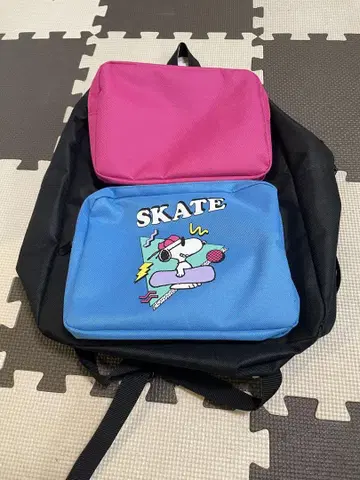 스누피 SNOOPY 여성용 피넛 백팩 백팩 배낭