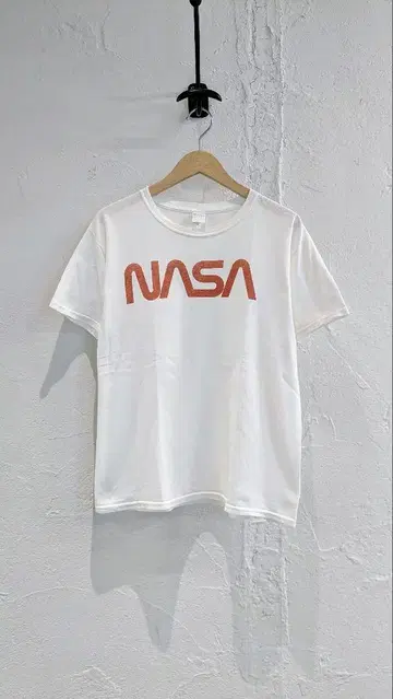 "NASA" 프린트 티셔츠