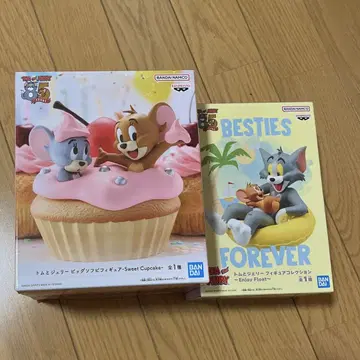 톰과 제리 Enjoy Float 빅 소프트 비닐 피규어 2개 세트