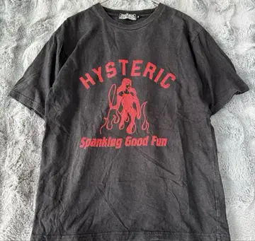 Hysteric glamour 티셔츠 블랙 히스 걸 M 사이즈 블랙