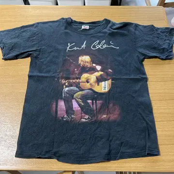 Kurt Cobain 프린트 티셔츠 빈티지 티셔츠