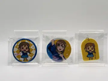 구니키다 하나마루 가챠 캔뱃지 2종 펠트 퍼펫 키링