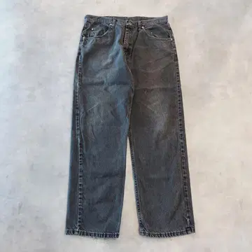 Wrangler 랭글러 W34 블랙 데님 하의 블랙 14757