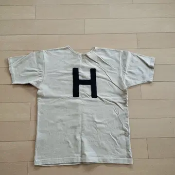 RELLER'S CAFE H 자수 티셔츠 40 펠트 H