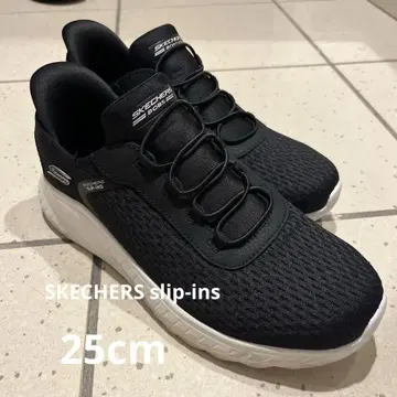 스케쳐스 slip-ins 블랙 스니커즈