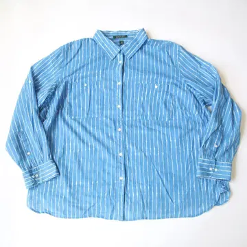 90-00s Lauren Ralph 코튼 셔츠 염색 4L 박스