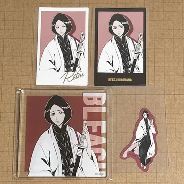 BLEACH WORLD 코스터 사진풍 시트 스티커 우노하나 레츠