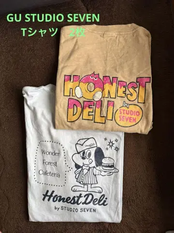 스튜디오 세븐 HONEST DELI 티셔츠 L 2장