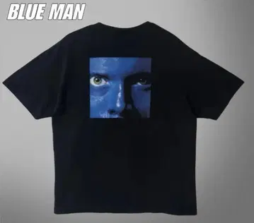 00s BLUE MAN 아티스트 티셔츠 블랙 USA제 XL