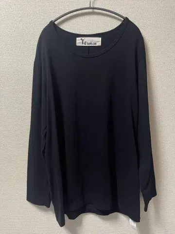 Y's BANG ON! 블랙 긴팔 티셔츠